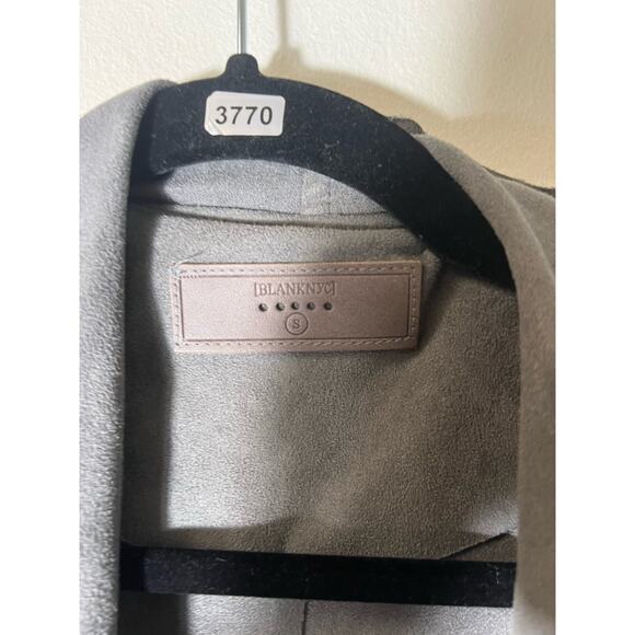 BlankNYC Gray Mixed Media Long Sleeve Cardigan Sz S - Picture 3 of 3